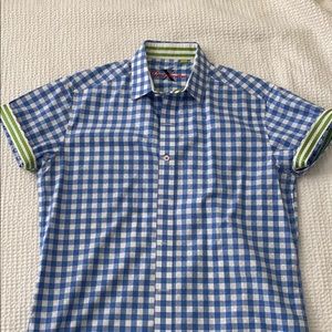 Robert Graham X Mens checkered shirt medium